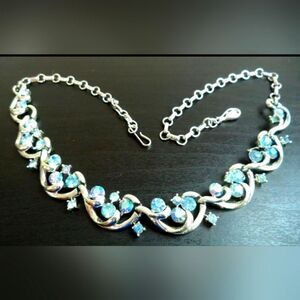 RARE VINTAGE ESTATE SIGNED CORO AB RHINESTONE 18" NECKLACE